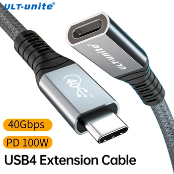 ULT-unite Thunderbolt 4 USB-C pikendusjuhe USB4 Laiendada 40Gbps Kaabel 8K@60Hz PD 5A/100W Tüüp-C Andmeid Traat MacBook Pro