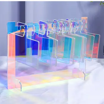 Aurora Valede Küünte Värvi, Mis Näitab Riiul Akrüül Läbipaistev Nail Art Ladustamise Rack Töötab Ekraan Chart Korea Stiilis Maniküüri-Tööriistad