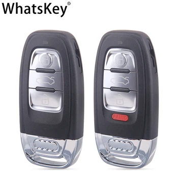 WhatsKey Audi Q7 Q5 A4 A4L A3 A5 A6 A8 754C Quattro Asendamine Auto Smart Remote Auto Key Shell Juhul Lihvimata Tera 3/4 Nupud