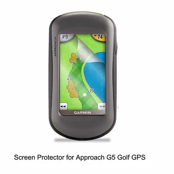 3* Selge LCD PET-Kile Anti-Scratch Screen Protector Kaas Garmin Lähenemine G5 Golf GPS Tarvikud
