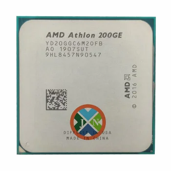 AMD Athlon 200GE X2 200GE 3.2 GHz Dual-Core Quad-Lõng CPU Mängija Protsessor Socket AM4 DDR4 RAM 14NM 65W Protsessor