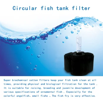 Akvaariumi Filter Kala Tank Õhupump Skimmer Biokeemiliste Sponge Aquarium Filter Filtreerimine Filter Vee Lemmikloomad Kalatooted 1 Tk
