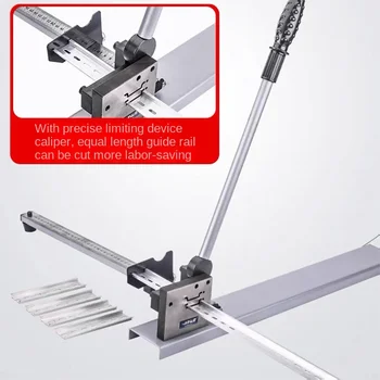 C45 Multifuntional Din Rail Cutter Din Rail lõikeriistaks Lihtne Lõigatud, Mõõta Koetihedust Topelt traat juhend lõikamise masin