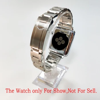 CARLYWET Oyster Terasest Watch Band Rihm koos Apple Watch Band 44mm 40mm 42mm 38mm Seeria SE/6/5/4/3/2/1 iWatch Vaadata Käevõru