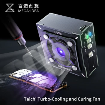 Qianli Mega idee Taichi Turbo Jahutus Emaplaadi soojushajutamise Remont, Kiire Kuivatamine UV-jahutusventilaator
