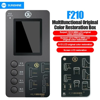 Uus DL F210 MultifunctionTrue Toon Taastamise Programmeerija iPhone ' i 8~13/mini LCD Originaal Display Originaal Värv Sissenõudmine