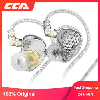 CCA Lyra Metallist Juhtmega Kõrvaklapid koos Mikrofoniga, Hi-Fi Noice Tühistamine Mäng Bass Muusika Patt Monitor Kõrvaklapid Kõrvaklapid