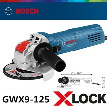 Bosch GWX9-125 Quick Nurklihvija Muuta Collet 900W High-Power, Nurklihvija, Väike Metalli Poleerimine Lõikamise Masin Power Tools