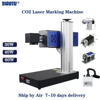 CO2 Laser-Märgise Masin 40W CO2 Laser Graveerimine & Cutting Machine High Power Laser-Märgise Masin, Puit, Nahk, Riie Disain