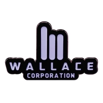 Wallace Corporatiion Logo Embleem Sci-fi Action Filmi Blade Runner 2049 Inspiratsiooni Sõle Metallist Tihvtid