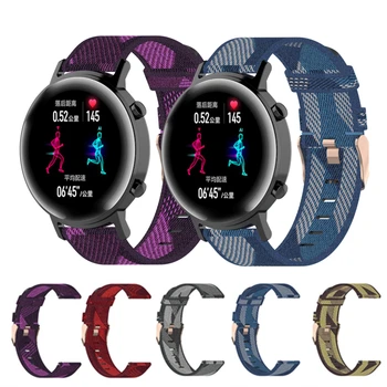 Smart Watch Bänd Huawei Vaadata GT 2 42mm 46 mm Rihm Nailonist Lõuend Käepaela Eest Haylou gt2 Päikese LS05 Wriststrap Käevõru