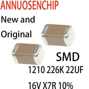 100TK Uus ja Originaalne chip SMD Keraamiline kondensaator 1210 226K 22UF 16V X7R 10%