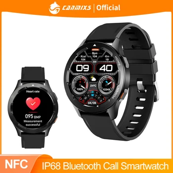 Smart Watch Meeste 2022 Uue NFC Bluetooth Kõne Smartwatch Veekindel Sport Fitness Tracker Ilm Ekraan Android ja IOS