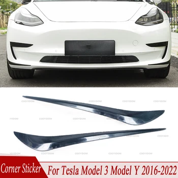 Sest Tesla 2016-2022 Mudel 3 Mudel Y Auto Esistange Nurk Protector Udutuli Spoiler Tuul Nuga Kaitsva Teenetemärgi Kleebis