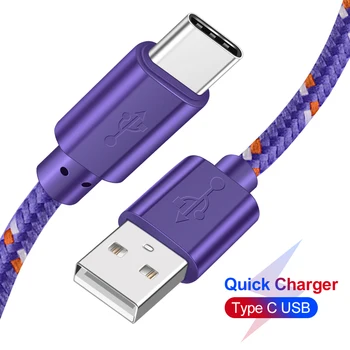USB-C Tüüpi Laadija Kaabel Redmi lisa 8 Samsung USB-C-Fast Charging Cable USB Type-C Traat Huawei P30 Pro