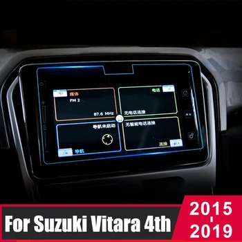 Karastatud Klaasist Auto Navigation Ekraani kaitsekile Jaoks Suzuki Vitara 4. 2015 2016 2017 2018 2019 Kontroll LCD-Ekraani Kleebis