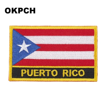 Puerto Rico Lipu Tikandid Plaastrid Raud Nägi üle plaastrid Õmblemine Taotluste Riideid Kodu&Aed