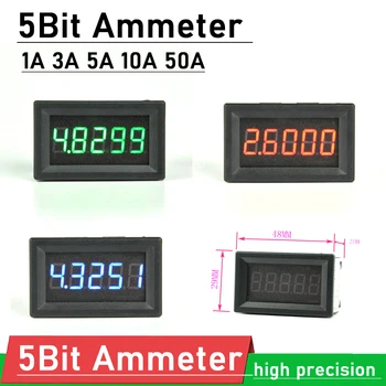 DYKB 5Bit SM Ammeter ± 1A 3A 5A 10A 50A ülitäpne digitaalne LED Amper MEETER Praegune Aku heakskiidu Amp Tester Shunt