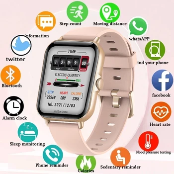 LIGE Hääl Assistent Smart Watch Mehed 2022 Täis Touch Dial Kõne Fitness Tracker Veekindel Meeste Smartwatch Naiste Android ja Ios