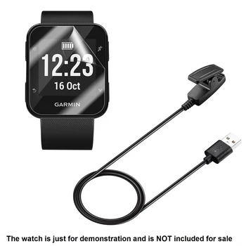 Laadimine USB Kaabel, Laadija ja Kaablid + Ekraani Kaitsekile Kilp Film Garmin Forerunner 35 Forerunner35 Smart Watch Tarvikud