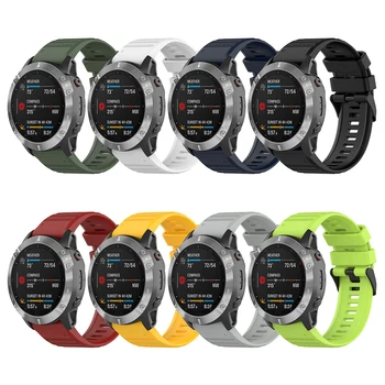 Asendamine Silikoon Kella Rihma Garmin Fenix 6X/Fenix 6X Pro Sport Smart Watch Reguleeritav Käepaela Käevõru Tarvikud