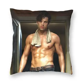 Mood Sebastian Stan Secy Keha Viska Padi Kaane Home Decor Kohandatud Padi 45x45 Pillowcover eest elutuba