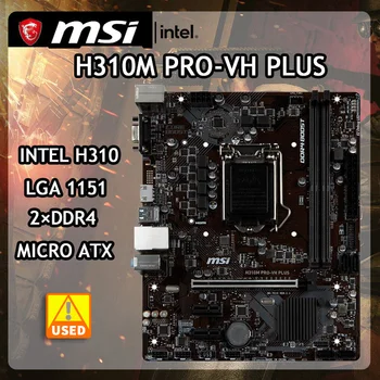 1151 Emaplaadi MSI H310M PRO-VH PLUSS LGA 1151Intel H310 DDR4 32GB VGA PCI-E 3.0 SATA III HDMI-Micro ATX Jaoks G4900 protsessoriga