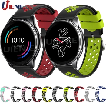 Silikoon Watchband jaoks Oneplus Kella Rihm Smartwatch Mood Käevõru Sport Asendamine Käepaela correa Üks Pluss Vaadata