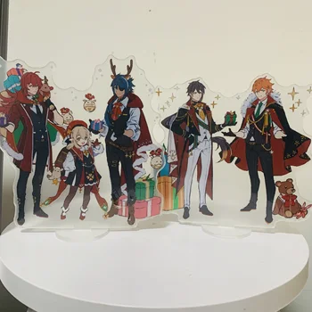 Anime, Joonis Genshin Mõju Ganyu Zhongli Kaeya Diluc Cosplay Jõulud Akrüül Seista Mudel, Registreerimismärk, Laud Decor Alaline Märk Rekvisiidid