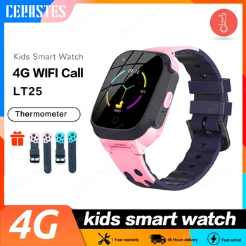 Smart Watch Lapsed 4G gps WIFI Jälgimise Videokõne Veekindel Termomeeter SmartWatch Tracker Poiss, Tüdruk, Õpilane Telefoni Kella LT25