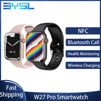 2022 IWO W27 Pro Watch Seeria 7 NFC SmartWatch Mehed Naised AI Voice Bluetooth Kõne 1.81 tolline Jagatud Ekraan Sport Tervise Smartwatch