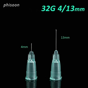32G nõela Augustamine Läbipaistev Süstlaga Süsti liimi Selge Vihje Cap For Pharmaceutical süsti nõel 32G 4mm 13mm