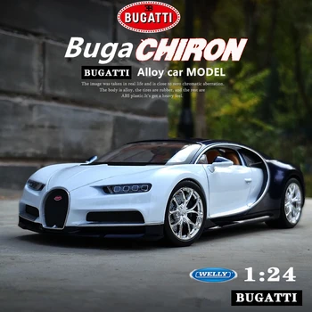 Welly 1:24 Bugatti Veyron Chiron Sulamist Sportauto Mudel Diecasts Metallist Mänguasi Sõidukite Auto Mudel Kõrge Simulatsiooni Laste Mänguasi Kingitus