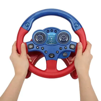 Elektrooniline Rool Mänguasja Valgus Simulatsiooni Auto Sõidu Heli Rool Lapsed Laste Muusika Haridus Mänguasjad