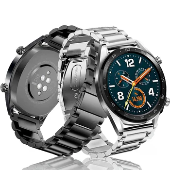 Metallist Rihma Huawei Vaadata GT Tarvikud roostevabast terasest watchband correa jaoks Huawei Vaadata GT 2 46 mm GT2 Au Vaata Magic