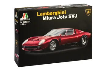 Italeri 3649 staatiline kokkupandud auto mudelit 1/24 skaala Lamborghini MIURA Jota SVJ sportauto mudel kit
