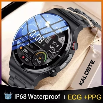 Termomeeter Smart Watch 360*360 HD Full Touch Screen EKG-Südame Löögisageduse Monitor Vere Hapniku Sport Smartwatch Ilmateade Kell