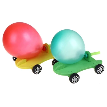 Teaduse Füüsilisi Katseid Omatehtud Õhupalli Tagasipõrge Auto DIY Materjalid,kodu, Kool Haridus-Kit For Kids Õpilased Uus
