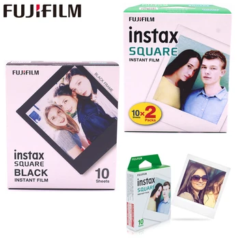10-100 lehed Fujifilm Instax Square Vahetu valge serv Film SQ10 Hübriid formaat jagada sp-3 SQ vahetu kaamera