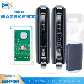 KEYECU WAZSKE13D03 TAYB-67-5DYB Smart Remote Key 3/4 Nuppu 315MHz 4A näiteks Mazda CX-5 CX-9 M 6 MX-5 Miata 2019 2020 2021 2022