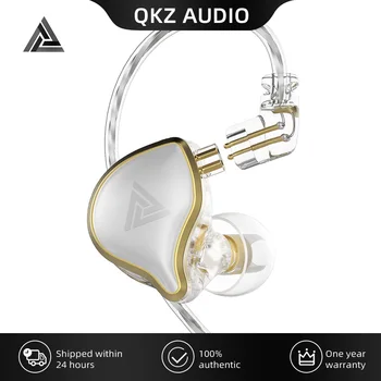 QKZ ZXD ZAS Pro Kõrvaklapid 1 Dünaamiline HIFI Bass Earbuds In Ear Monitor Kõrvaklapid Sport Müra Tühistamises Peakomplekt