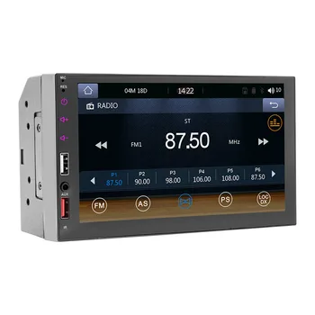 2 Din 7 Tolline Puutetundlik Ekraan, Auto Stereo Raadio-Multimeedia Player CarPlay ja Android Auto kuvapeegeldus AUX USB