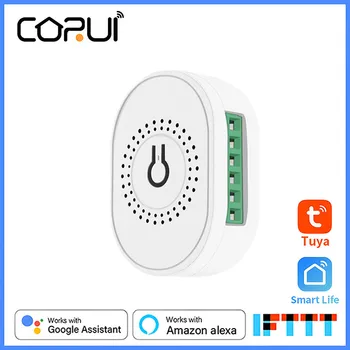 CoRui Tuya Wifi Mini DIY Smart LED Dimmer Lüliti Valgus Moodul Smart Elu APP Kontrolli 220V Seina Lamp Maha Alexa Google Kodu