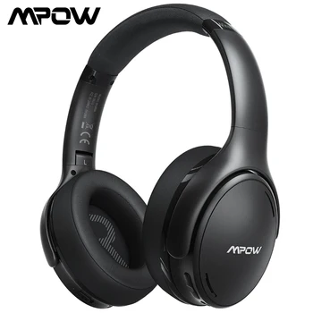 Mpow H19 IPO Traadita Bluetooth-Kõrvaklapid Uuendatud CVC 8.0 Müra Tühistamises Peakomplekt, millel BT 5.0 & 30H Mänguaeg Nutitelefoni