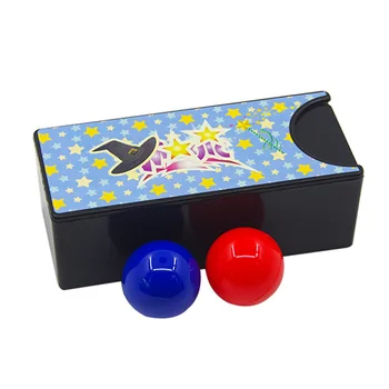 Uus Naljakas Vidinaid Lapsed Mänguasjad Muutlik Magic Box Keerates Punane Pall Sinine Pall Rekvisiidid Magic Trikke Mänguasjad Klassikaline Mänguasjad