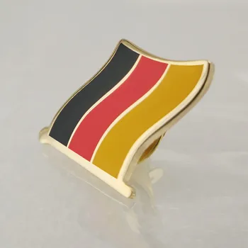 Pehme Emailiga Saksamaa Lipu Rinnamikrofon Nööpnõelad