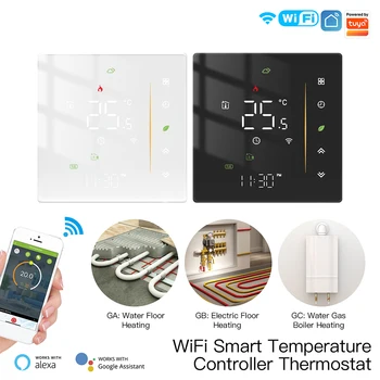Tuya WiFi Termostaat Smart Home Vee Elektriline põrandaküte Gaasi Katla Temperatuur pult Alexa Google Kodu