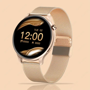 2022 Uus Naiste Smart Watch Mehed HD Full touch Fitness Tracker Bluetooth Helistamine Smart Kella Maksta Offline Daamid Smart Watch Naised+Kast
