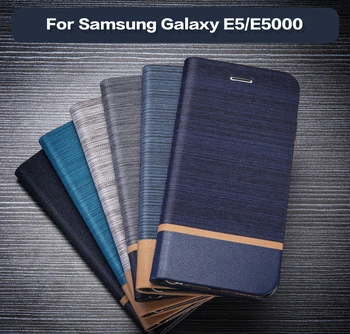 Äri Nahast Telefoni Puhul Samsungi Galaxy E5 Rahakoti Juhul Tpü Silikoon Tagasi Kate Samsung Galaxy E5000 Veebiraamatut Juhul