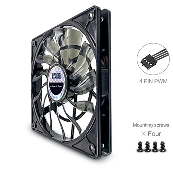 FANNER F12015 120*120*15MM CPU Fan Vaikne Suur Õhu Maht Ultra-õhuke Šassii Fänn